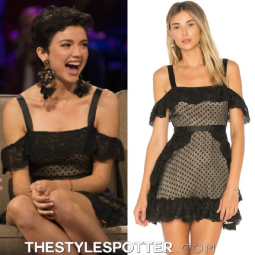 Majorelle Aquarius Ruffle dress influencer fav